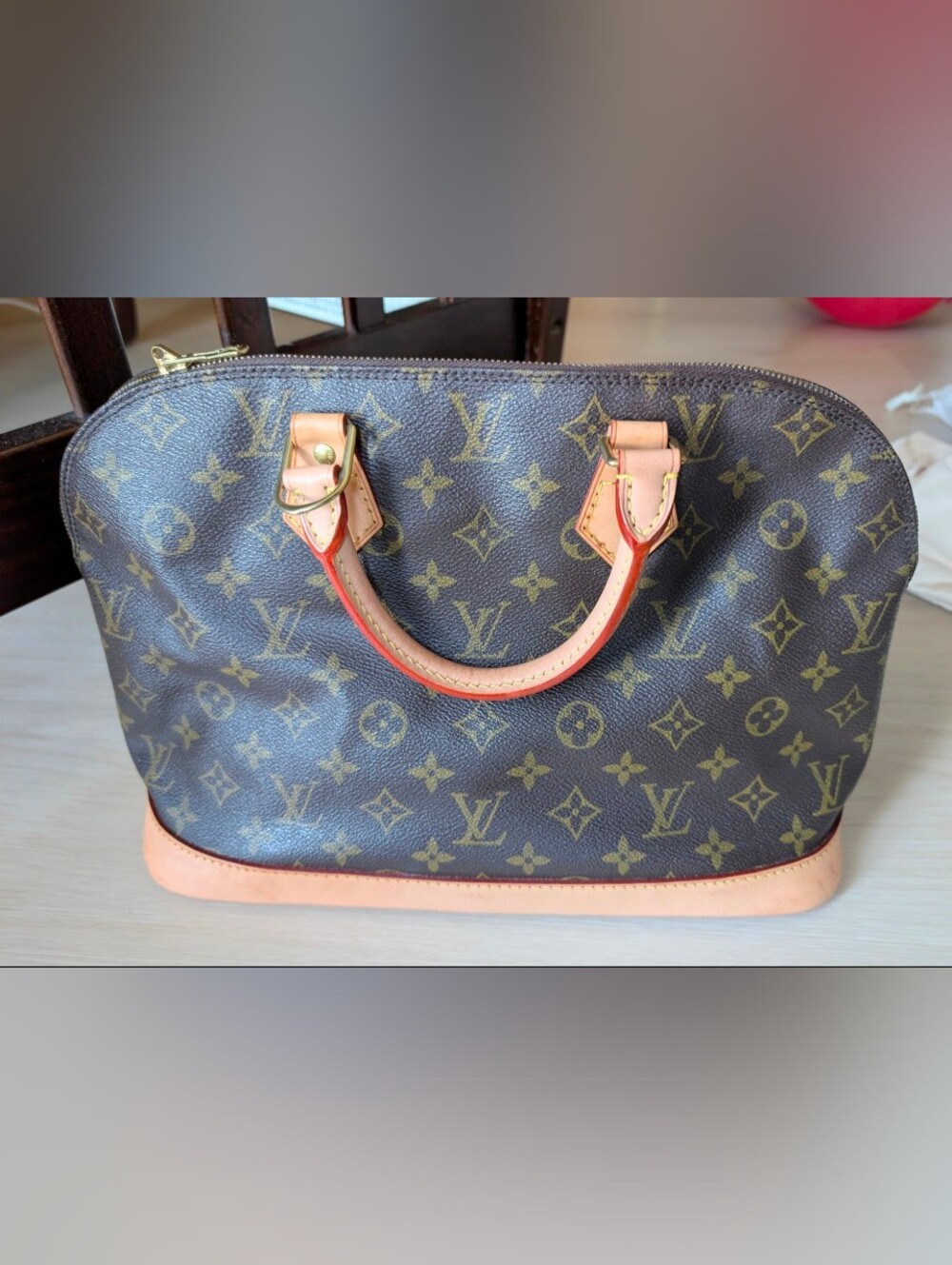 Authentic Louis Vuitton Monogram Alma PM - All New Leather